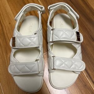 Calia by Carrie Underwood quilted sandals